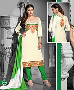 Embroidered  Designer Cotton Suit@ Rs.400.00