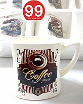 High Quality Bone China Tea Cups and Coffee Mug- Set of 6psc