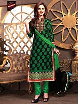 Cotton Salwar Suit with Dupatta