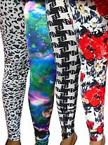 Modern Stretchable Legging with Ankle Zipper - Set of 4
