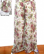 Printed Georgette Palazzo With Lining