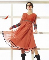 Indo Western Georgette Dress