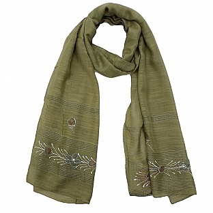 Viscose Embroidered Mendi Scarf @ Rs217.00