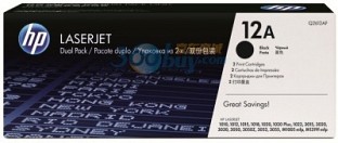 HP 12AD Black Dual Pack Toner Cartridge @ Rs7095.00