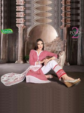 Sadaa Polo cotton suits @ Rs1113.00