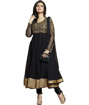 Lady Fashion Villa black designer salwar suit @ Rs1051.00