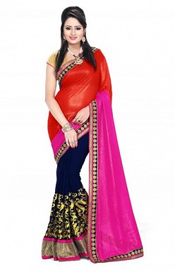 Lady Fashion Villa pink designer salwar suit @ Rs926.00