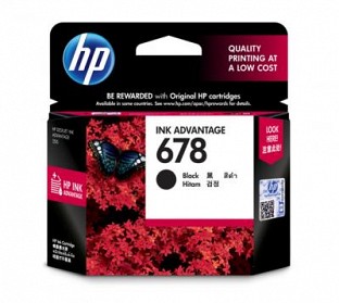 HP 678 Black Ink Cartridge (CZ107AA) @ Rs631.00