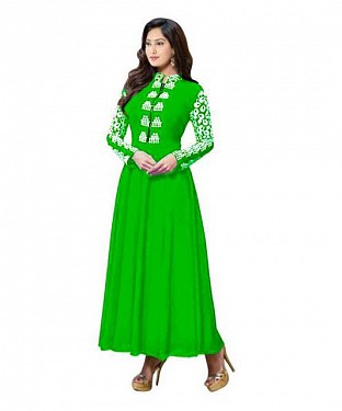 Lady Fashion Villa green designer salwar suit @ Rs1057.00