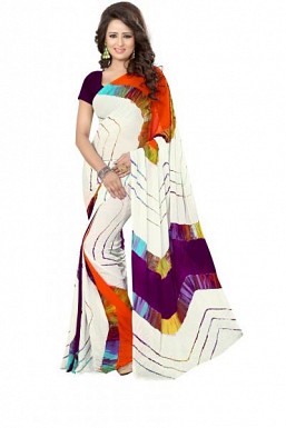 New Printed Multi Color Heavy Nazneen Casual Saree @ Rs988.00