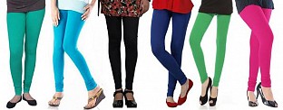 Cotton Leggings Combo Of 6 @ Rs926.00