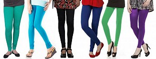 Cotton Leggings Combo Of 6 @ Rs1112.00