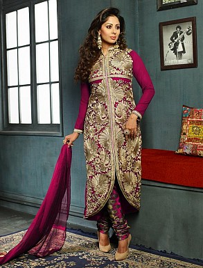 New Attractive Pink Straight Suit @ Rs3027.00