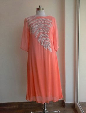 Designer Latest Pink Colour Western Wear @ Rs741.00
