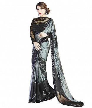 Printed Saree With Blouse Piece @ Rs1647.00