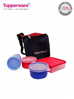 Tupperware Best Lunch Set, 4-Pieces and Lunch Bag @ Rs801.00