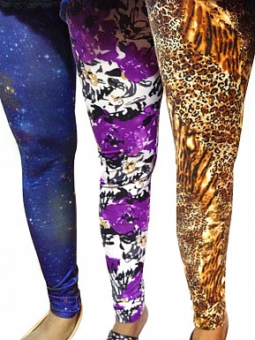 Modern Stretchable Legging with Ankle Zipper - Set of 3 @ Rs926.00