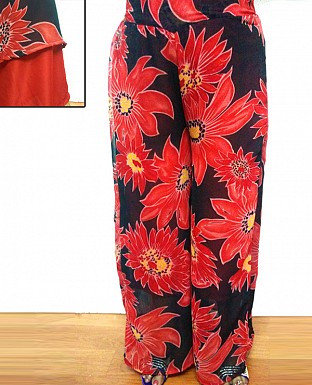 Printed Georgette Palazzo With Lining @ Rs250.00
