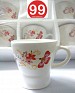 High Quality Bone China Tea Cups and Coffee Mug- Set of 6psc @ 34% OFF Rs 330.00 Only FREE Shipping + Extra Discount -  online Sabse Sasta in India -  for  - 2103/20150801