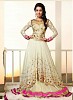New Exclusive Heavy Designer White Gorgeous Anarkali Suits @ 31% OFF Rs 1482.00 Only FREE Shipping + Extra Discount - Georgette Suits, Buy Georgette Suits Online, Anarkali Salwar Suit, Semi Stiched Suit, Buy Semi Stiched Suit,  online Sabse Sasta in India - Semi Stitched Anarkali Style Suits for Women - 8518/20160407