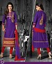 Embroidered  Designer Cotton Suit @ 83% OFF Rs 400.00 Only FREE Shipping + Extra Discount - Online Shopping, Buy Online Shopping Online, Churidaar Cotton Suit With Dupatta, Shopping, Buy Shopping,  online Sabse Sasta in India - Salwar Suit for Women - 1528/20150515
