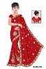 Red Designer Sarees @ 31% OFF Rs 2471.00 Only FREE Shipping + Extra Discount - Designer Saree, Buy Designer Saree Online, Party Saree, Bathani Saree, Buy Bathani Saree,  online Sabse Sasta in India - Sarees for Women - 8512/20160405