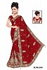 Maroon Designer Sarees @ 31% OFF Rs 2842.00 Only FREE Shipping + Extra Discount - Designer Saree, Buy Designer Saree Online, Party Saree, Bathni Saree, Buy Bathni Saree,  online Sabse Sasta in India - Sarees for Women - 8515/20160405