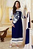 Blue Semi Stitched Georgette Straight Cut Salwar Suit- salwar suits for women, Buy salwar suits for women Online, dress materials for women, anarkali suits, Buy anarkali suits,  online Sabse Sasta in India - Salwar Suit for Women - 10241/20160615