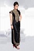 Ravishing Black Semi Stitched Banglori Silk Salwar Suit- salwar suits for women, Buy salwar suits for women Online, dress materials for women, anarkali suits, Buy anarkali suits,  online Sabse Sasta in India -  for  - 10247/20160616