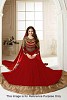 Red Semi Stitched Georgette Anarkali Salwar Kameez- salwar suits for women, Buy salwar suits for women Online, dress materials for women, anarkali suits, Buy anarkali suits,  online Sabse Sasta in India -  for  - 10269/20160616
