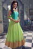 Sky Blue & Light Green Semi-Stitched Georgette Party Wear Salwar Suit- salwar suits for women, Buy salwar suits for women Online, dress materials for women, anarkali suits, Buy anarkali suits,  online Sabse Sasta in India - Semi Stitched Anarkali Style Suits for Women - 10271/20160616