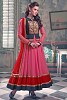 Beautiful Pink Semi-stitched Anarkali Suit- salwar suits for women, Buy salwar suits for women Online, dress materials for women, anarkali suits, Buy anarkali suits,  online Sabse Sasta in India - Salwar Suit for Women - 10281/20160616