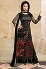 Beautiful Black Georgette Semi-STITCHED Salwar Suit- salwar suits for women, Buy salwar suits for women Online, dress materials for women, anarkali suits, Buy anarkali suits,  online Sabse Sasta in India -  for  - 10301/20160616