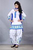 Beautiful White Cotton Salwar Suit- salwar suits for women, Buy salwar suits for women Online, dress materials for women, anarkali suits, Buy anarkali suits,  online Sabse Sasta in India - Salwar Suit for Women - 10303/20160616