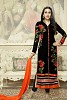 Beautiful Black Georgette Semi-Stitched Salwar Suit- salwar suits for women, Buy salwar suits for women Online, dress materials for women, anarkali suits, Buy anarkali suits,  online Sabse Sasta in India -  for  - 10315/20160616