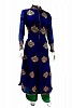 Beautiful Blue Georgette Semi-Stitched salwar Suit- salwar suits for women, Buy salwar suits for women Online, dress materials for women, anarkali suits, Buy anarkali suits,  online Sabse Sasta in India - Salwar Suit for Women - 10316/20160616
