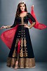 Beautiful Black Georgette semi-stitched Salwar suit- salwar suits for women, Buy salwar suits for women Online, dress materials for women, anarkali suits, Buy anarkali suits,  online Sabse Sasta in India -  for  - 10320/20160616