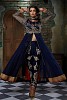 Stunning Blue Soft Net Semi-Stitched Salwar Suit- salwar suits for women, Buy salwar suits for women Online, dress materials for women, anarkali suits, Buy anarkali suits,  online Sabse Sasta in India - Semi Stitched Anarkali Style Suits for Women - 10334/20160616