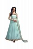 Beautiful Light Blue Georgette Semi-Stitched salwar Suit- salwar suits for women, Buy salwar suits for women Online, dress materials for women, anarkali suits, Buy anarkali suits,  online Sabse Sasta in India -  for  - 10336/20160616
