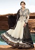 Stunning Black & White Georgette Semi-stitched Salwar Suit- salwar suits for women, Buy salwar suits for women Online, dress materials for women, anarkali suits, Buy anarkali suits,  online Sabse Sasta in India -  for  - 10342/20160616