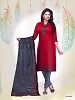 New Red Cotton Printed Un-stitched Salwar Suits @ 31% OFF Rs 1235.00 Only FREE Shipping + Extra Discount - Cotton Suit, Buy Cotton Suit Online, Printed Suit, Un-stiched Suit, Buy Un-stiched Suit,  online Sabse Sasta in India -  for  - 8496/20160405