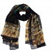 Polyster Printed Black Scarf @ 56% OFF Rs 217.00 Only FREE Shipping + Extra Discount -  online Sabse Sasta in India - Scarf for Women - 10556/20160629
