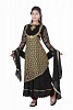 Stunning Black Net Semi-Stitched Salwar Suit- salwar suits for women, Buy salwar suits for women Online, dress materials for women, anarkali suits, Buy anarkali suits,  online Sabse Sasta in India -  for  - 10349/20160616