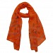 Viscose Embroidered Orange Scarf @ 56% OFF Rs 217.00 Only FREE Shipping + Extra Discount -  online Sabse Sasta in India - Scarf for Women - 10577/20160629