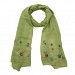 Viscose Embroidered Green Scarf @ 56% OFF Rs 217.00 Only FREE Shipping + Extra Discount -  online Sabse Sasta in India - Scarf for Women - 10603/20160629