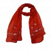 Viscose Embroidered Red Scarf @ 56% OFF Rs 217.00 Only FREE Shipping + Extra Discount -  online Sabse Sasta in India - Scarf for Women - 10606/20160629