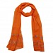 Viscose Embroidered Orange Scarf @ 56% OFF Rs 217.00 Only FREE Shipping + Extra Discount -  online Sabse Sasta in India - Scarf for Women - 10621/20160629
