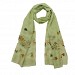 Viscose Embroidered Light Green Scarf @ 56% OFF Rs 217.00 Only FREE Shipping + Extra Discount -  online Sabse Sasta in India - Scarf for Women - 10635/20160629