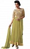 Stunning Light Lemon Net Semi-Stitched Salwar Suit- salwar suits for women, Buy salwar suits for women Online, dress materials for women, anarkali suits, Buy anarkali suits,  online Sabse Sasta in India -  for  - 10363/20160617