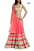 PINK LEHENGA @ 31% OFF Rs 3152.00 Only FREE Shipping + Extra Discount - Net, Buy Net Online, Semi-stitched, Lehnga, Buy Lehnga,  online Sabse Sasta in India - Lehengas for Women - 4104/20151012